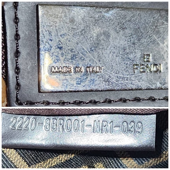 Authentic FENDI Vintage Zucca Mamma Baguette Shoulder Bag Brown - Picture 8 of 16